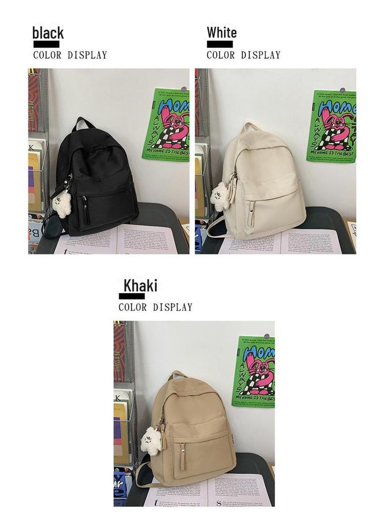 Корейский однотонный рюкзак для школьников младшей школы — универсальный и стильный для мальчиков и девочек