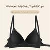 External Expansion Underwear Female Breasts Gathered Together Seamless Sexy U-shaped Back Bra Solid Color Thick Bra