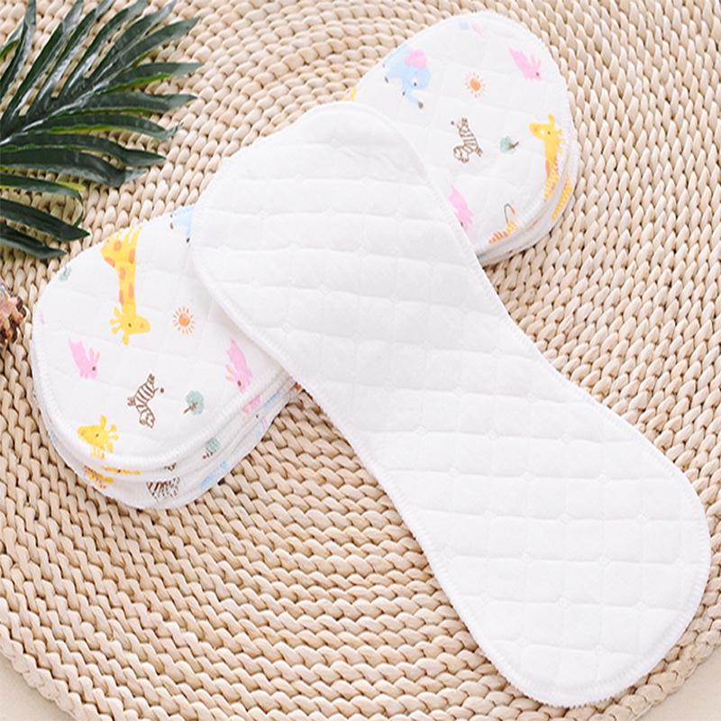 Подгузники для новорожденных из эко-хлопка, в форме арахиса, можно стирать