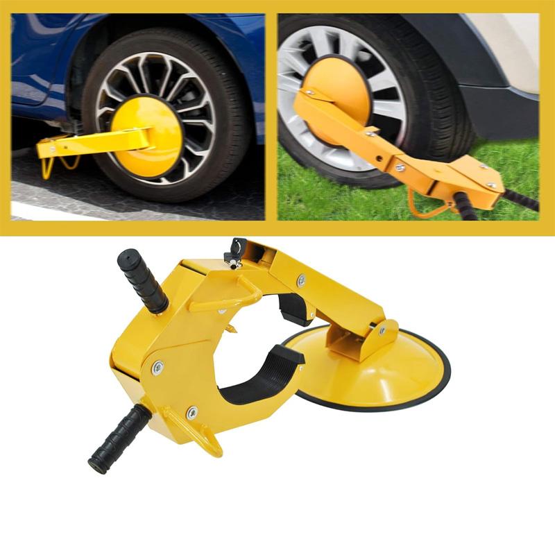 Anti Theft Security Universal Tire Boot Lock Heavy Duty Adjustable Trailer Wheel Lock for Vehicle Car Truck RV Trailer Lock