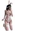 Ahao Sexy Christmas Bunny Girl Cosplay Lingerie with Open Crotch