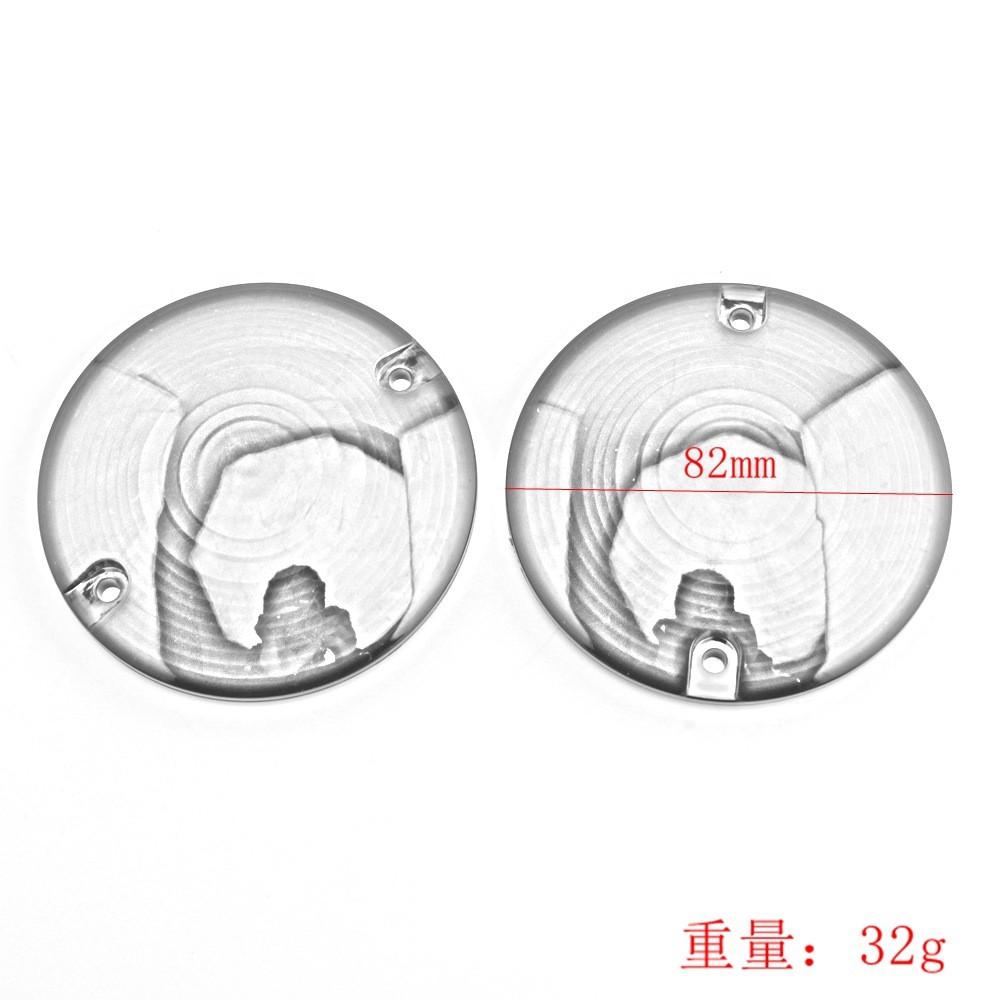 Высококачественные направленные крышки фар для мотоцикла Harley с прозрачной и дымчатой отделкой