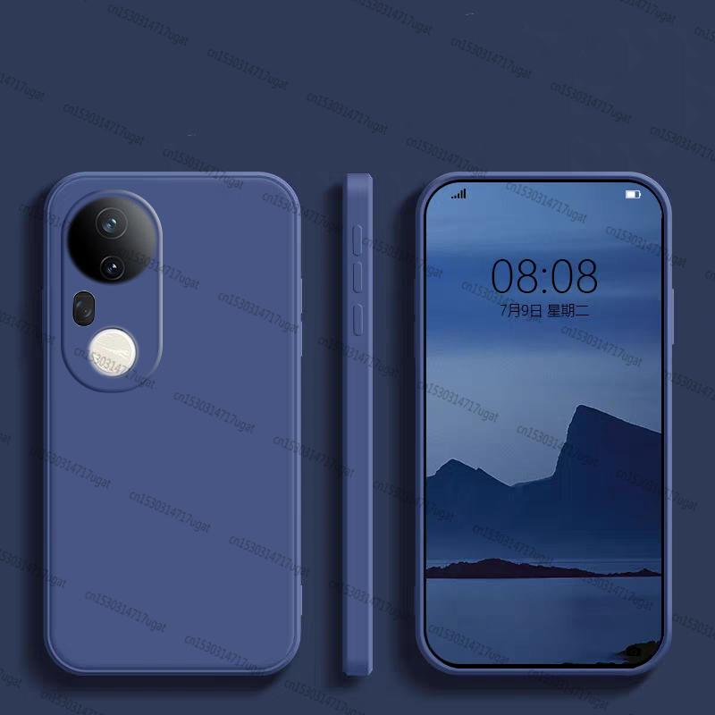 Для чехла Vivo T4 Ultra Для чехла Vivo T4 Ultra Мягкий жидкий силикон Конфетный цвет Чехол для телефона Для чехла Vivo T4 Ultra 6,67 дюйма