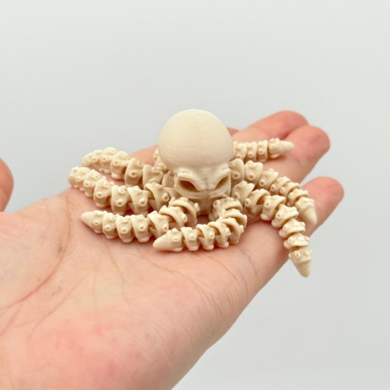 3D-печатная шарнирная модель скелета акулы, полностью подвижные суставы, арт-объект «Морская жизнь» для украшения офисного стола