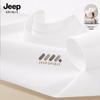 Мужская хлопковая футболка JEEP SPIRIT 2025, свободного кроя, с длинным рукавом