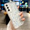 Серебряные Розы Алмазный Чехол Для Samsung Galaxy S25 Edge S24 Ultra S23 S22 S21 FE A54 A15 A35 A55 A16 A26 A36 A56 5G Чехол