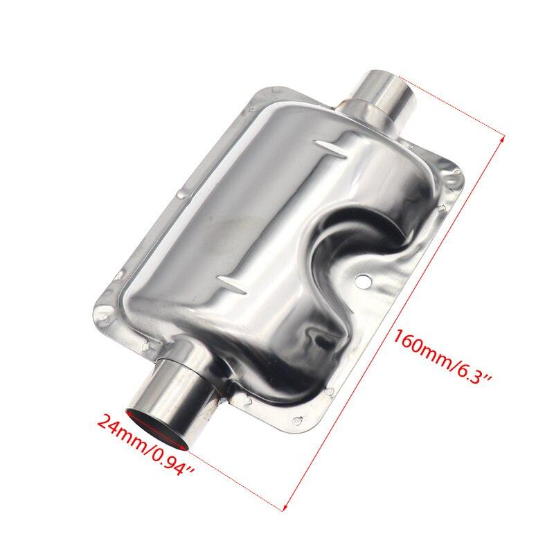 60см100см 24мм дизельный стояночный обогреватель для Webasto Eberspacher 24мм глушитель выхлопных газов + 25мм фильтр + труба воздушный дизельный канальный обогреватель аксессуар