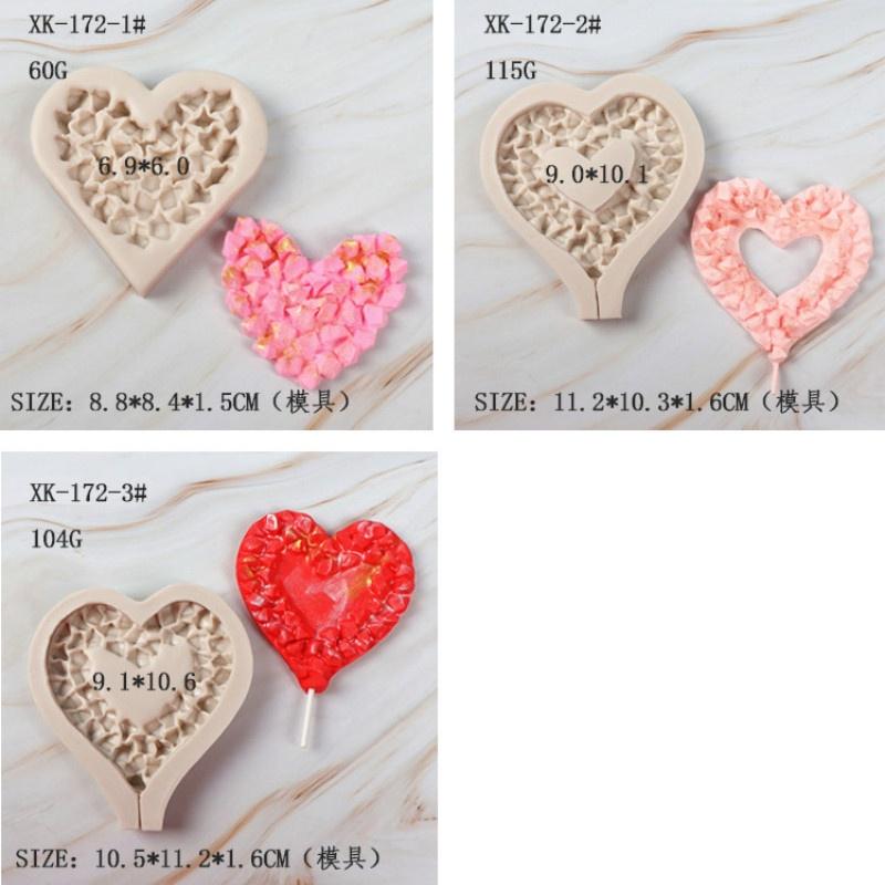 Форма для торта Diamond Love, леденец, силиконовая форма, форма для кораллового сахара, форма для любви, форма для помадки, шоколада