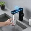 Современный Хит Продаж Смеситель для Ванной Комнаты LED Дисплей Температуры Умный Смеситель для Раковины в Ванной Горячая и Холодная Вода Смеситель для Раковины Смеситель для Умывальника