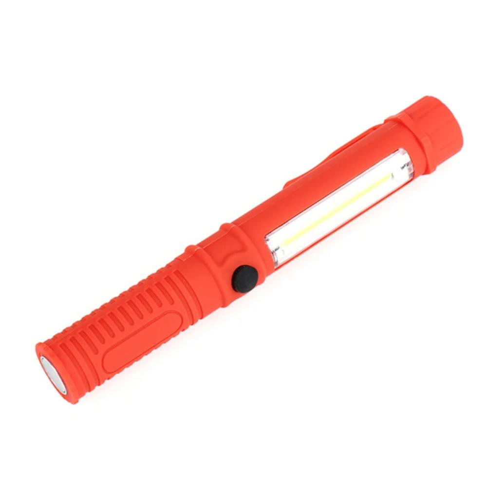 Waterproof COB LED Flashlight Multifunctional Inspection Flashlight Security Mini Pen Light Bike