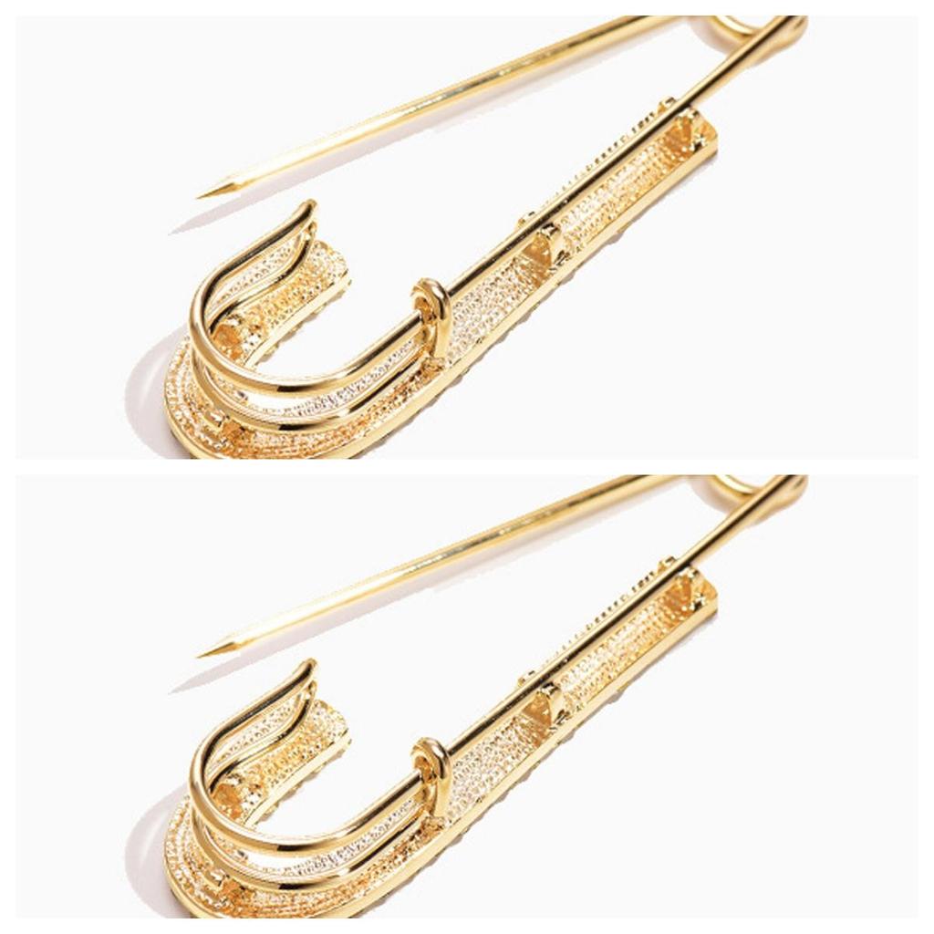 Wear Resistant Lapel Pin Delicate Chic Simple Luxury Sweater Shawl Clip