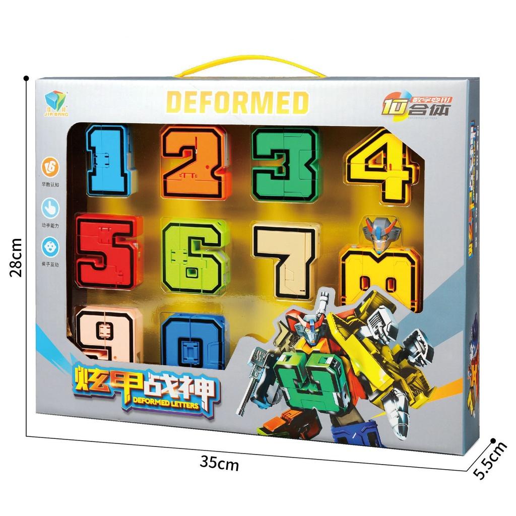 Цифровой Трансформер Робот Игрушка Учи Буквы Цифры Цвета