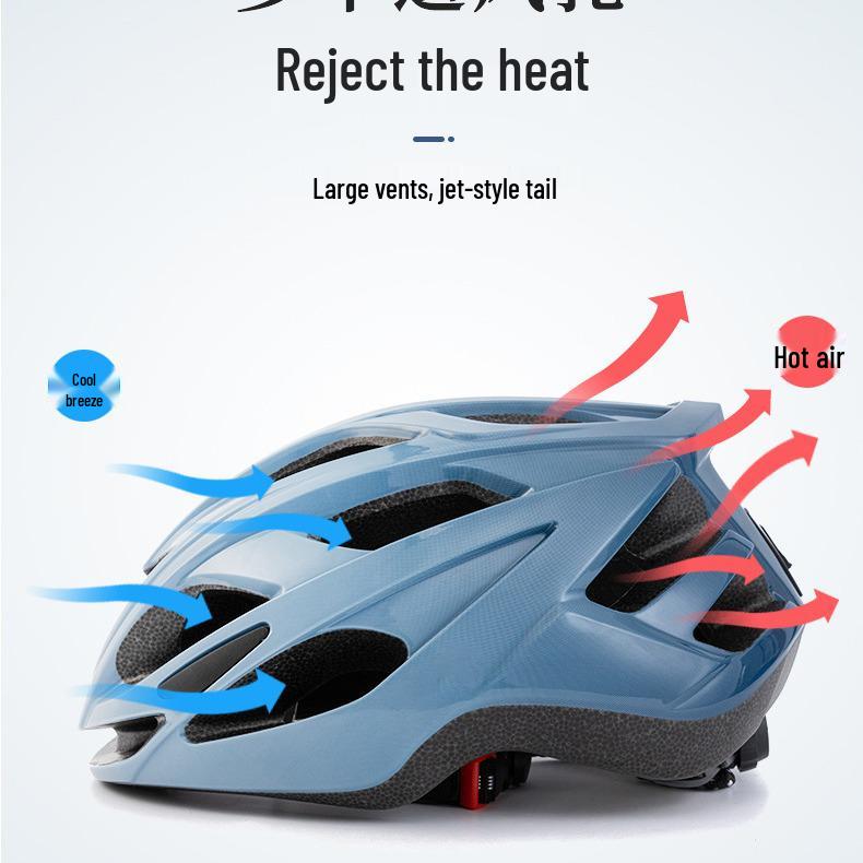 Взрослый велосипедный шлем с задним фонарем – Регулируемый шлем для шоссейного велосипеда для мужчин и женщин