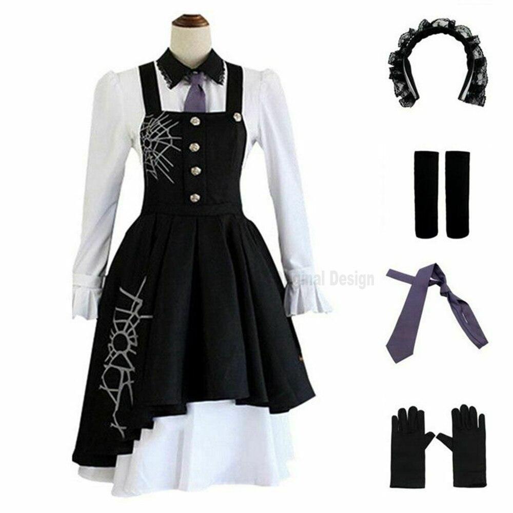 Новый Danganronpa V3 Tojo Kirumi Косплей Костюм Японская игра Аниме Униформа Костюм Одежда и парики Хэллоуин Косплей