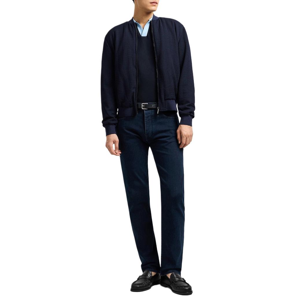 EMPORIO ARMANI Jeans Men's Marine Blue Moderate Straight Fit Pants EM000121-AF14119-MB002