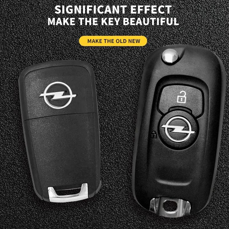 VKXG1 16mm Car Key Emblem Badge Sticker Auto Control Key Logo Decal For Opel Insignia Astra J F Antara Meriva H G Corsa OPC Zafira