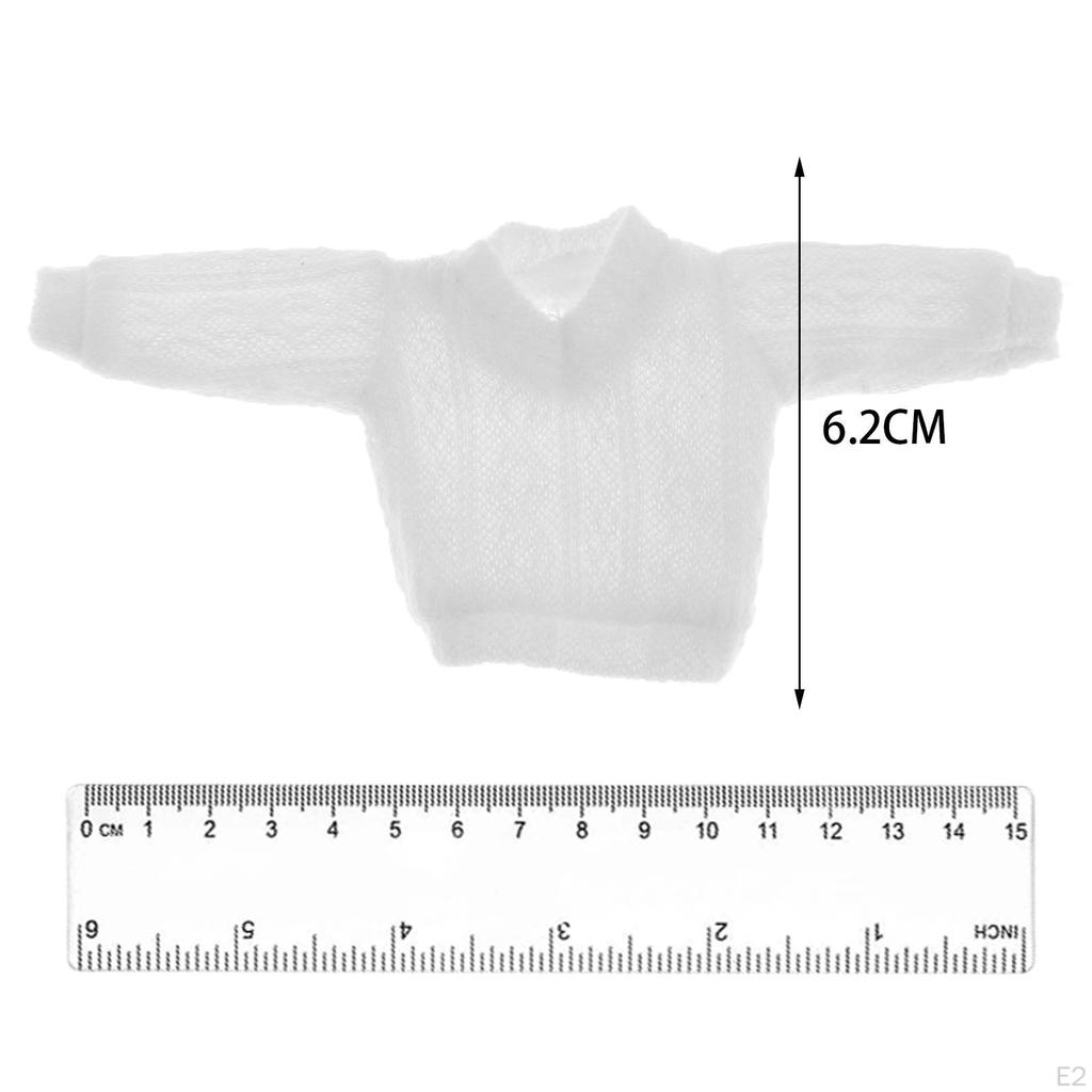 1/12 Фигурки свитер женская фигурка одежда аксессуары косплей мягкая модель стильная 6 дюймов