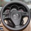 Черная кожаная накидка на руль автомобиля для ручной sew-ing Mazda 3 Axela 2004-2009 Mazda 5 Mazda 6 Atenza Mazda MPV