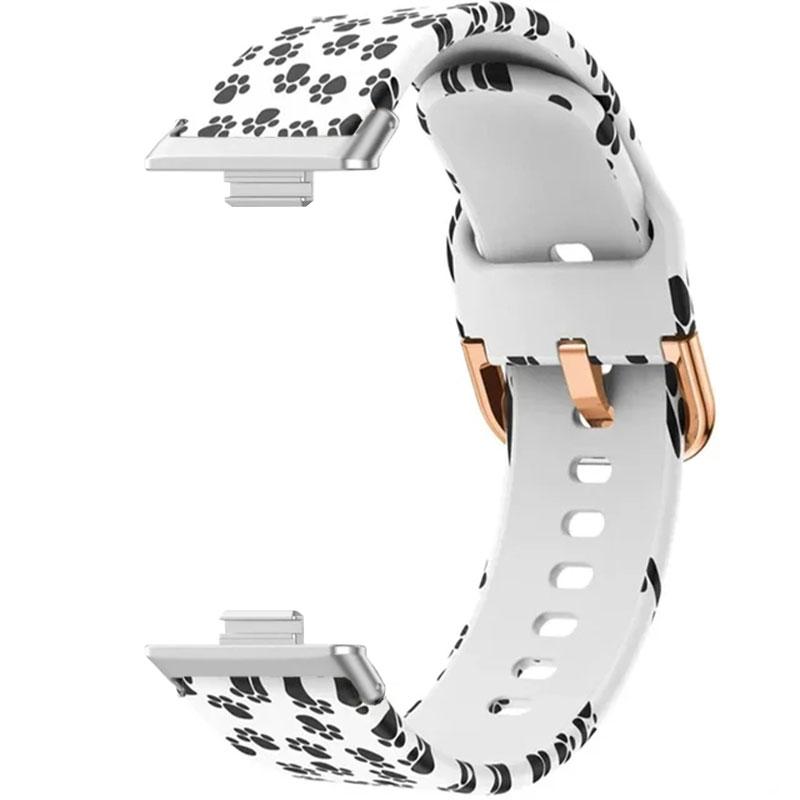 Печать резинового ремешка для Huawei Watch Fit 3 Сменный ремешок для умных часов Браслет Correa Huawei watch fit3 watc band