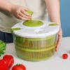 Salad Spinner Small Vegetable Dehydrator One-Hand Operation Lettuce Washer And Spinner with Serving