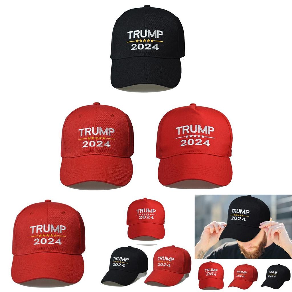 Cap Trump 2024 American Flag Baseball Pop Embroidery Presidential