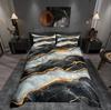 Homewish Black Stars Print Duvet Cover Set for Teen, Abstract Geometry Bedding Set, Cartoon Theme Decor