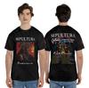 Men's Summer Tee Cotton Sepultura 3D Shirt Celebrating The Through Death Tour 2024 AOP 3D T-Shirt,Unisex,gift,Top