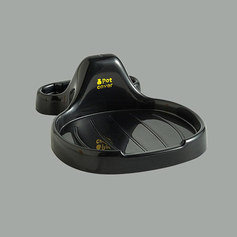 1Pc Household Pot Lid Holder with Drip Tray Kitchen Countertop Pot Lid Organizer No Drilling Required Stand Storage Accessory