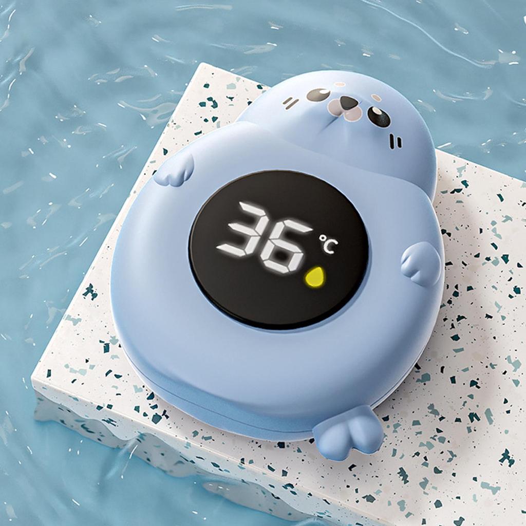 Baby Bath Temperature Monitor LED Display Bath Thermometer Cartoon Digital Water Temperature Meter Bath Floating for Kids