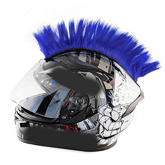 Режущийся шлем, парик, съемный высокотемпературный шелковый яркий цветной шлем, шлем ирокез, принадлежности для шлема