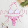 New Swimsuit Printed Split Bikini Triangle Strap Sexy Bikini Suit Swimsuit