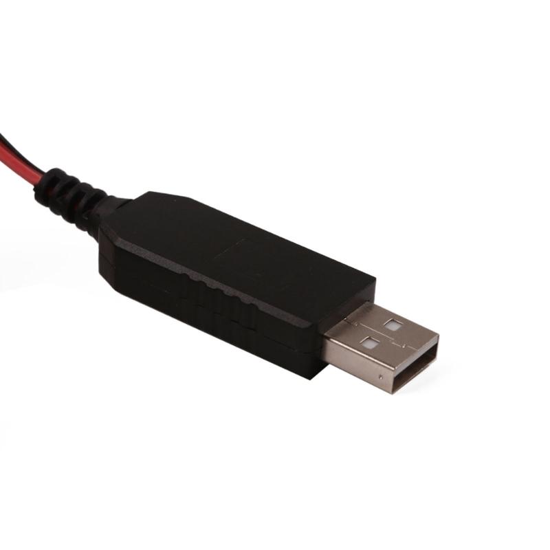 97cm USB To 6V LR14 C Dummy Battery Eliminate Cable for 4 LR14 C Battery for Toy, Controllers Water Heater, Torches