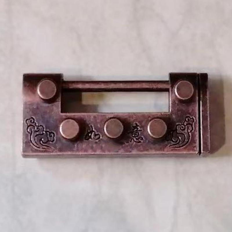 Classical Antique Chinese Lock and Key Puzzle Disentanglement Brain Teaser IQ Logic Test Educational Toys For Kids Teens Adults