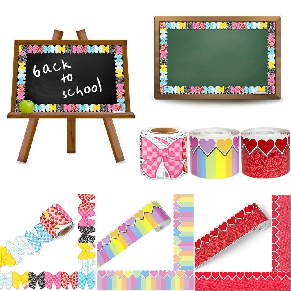Back-to-School Decor Bulletin Board Border Poster Border Stickers for Classroom Decorations