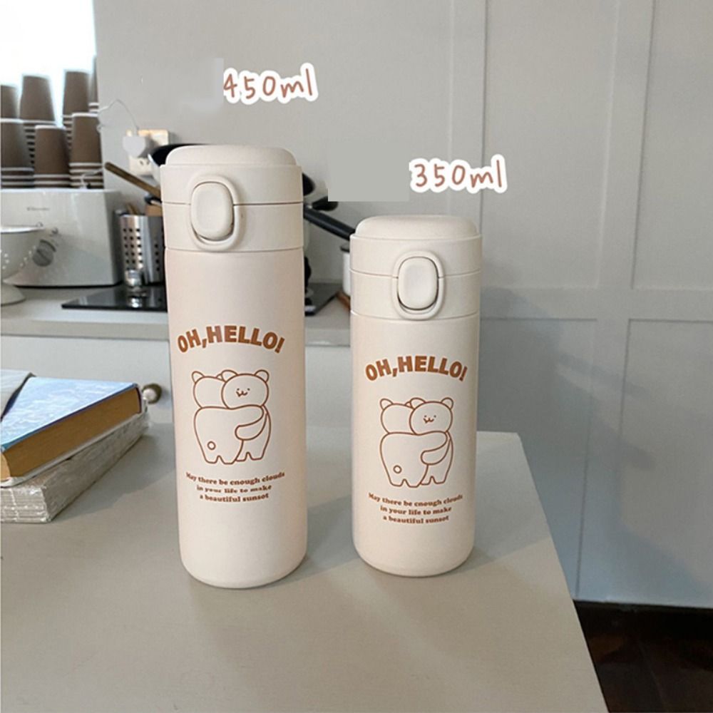 Теплая дорожная бутылка для воды из нержавеющей стали, термос, термокружка