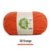 Набор пряжи из 5 нитей combed milk cotton для ручного вязания шарфов, средней толщины, материал для вязания пледов своими руками, вязания крючком.