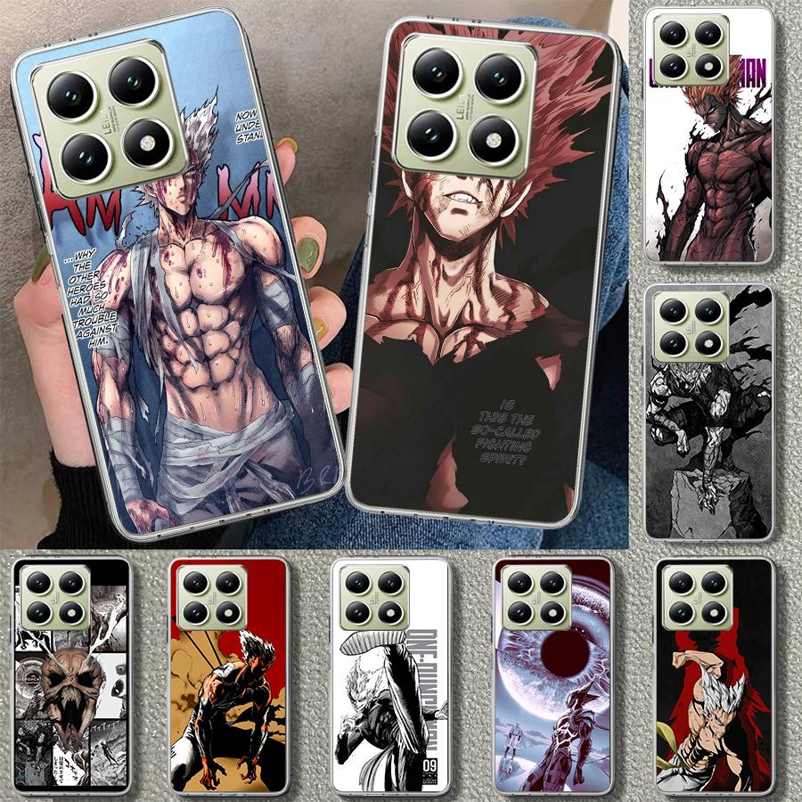Чехол для телефона One P-Punch-Man Garou для Xiaomi Redmi Note 15 14 13 12 11 Pro Plus 14S 12S 11S 11T 11E 10S 10 Индивидуальный Funda