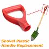 Красный пластиковый совок, поли-D-образная ручка для замены лопаты, вилка, 32 мм, новинка