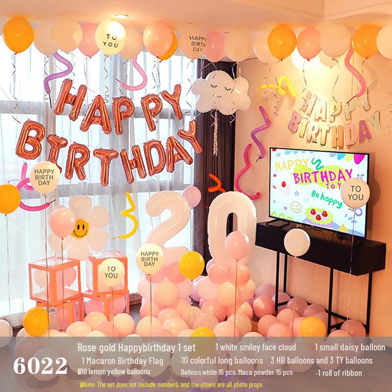 Набор воздушных шаров на день рождения для взрослых и детей - Мультяшное украшение