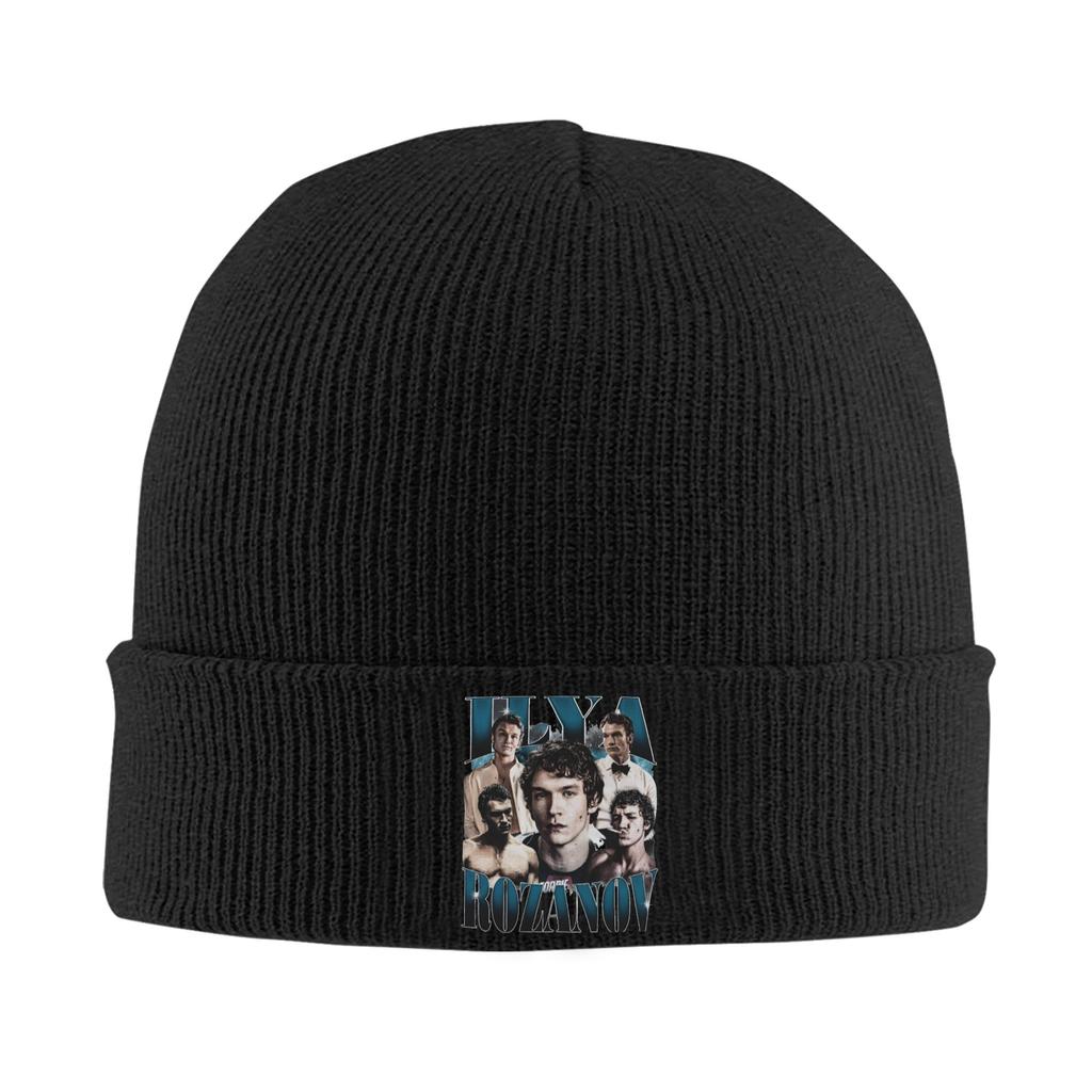Ilya Rozanov Hat Autumn Winter Skullies Beanies Warm Heated Rivalry Hockey Cap Female Male Acrylic Knitted Hat
