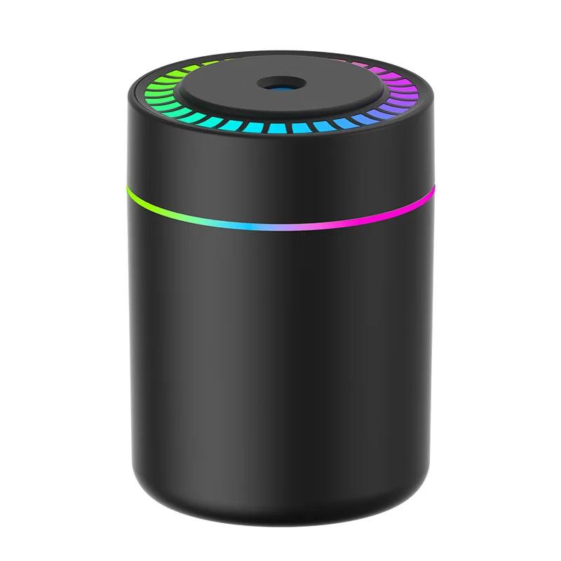 Портативный мини-увлажнитель воздуха для рабочего стола с красочной ночной подсветкой, таймером выключения, автоматическим отключением, питание от USB для автомобиля, офисной комнаты