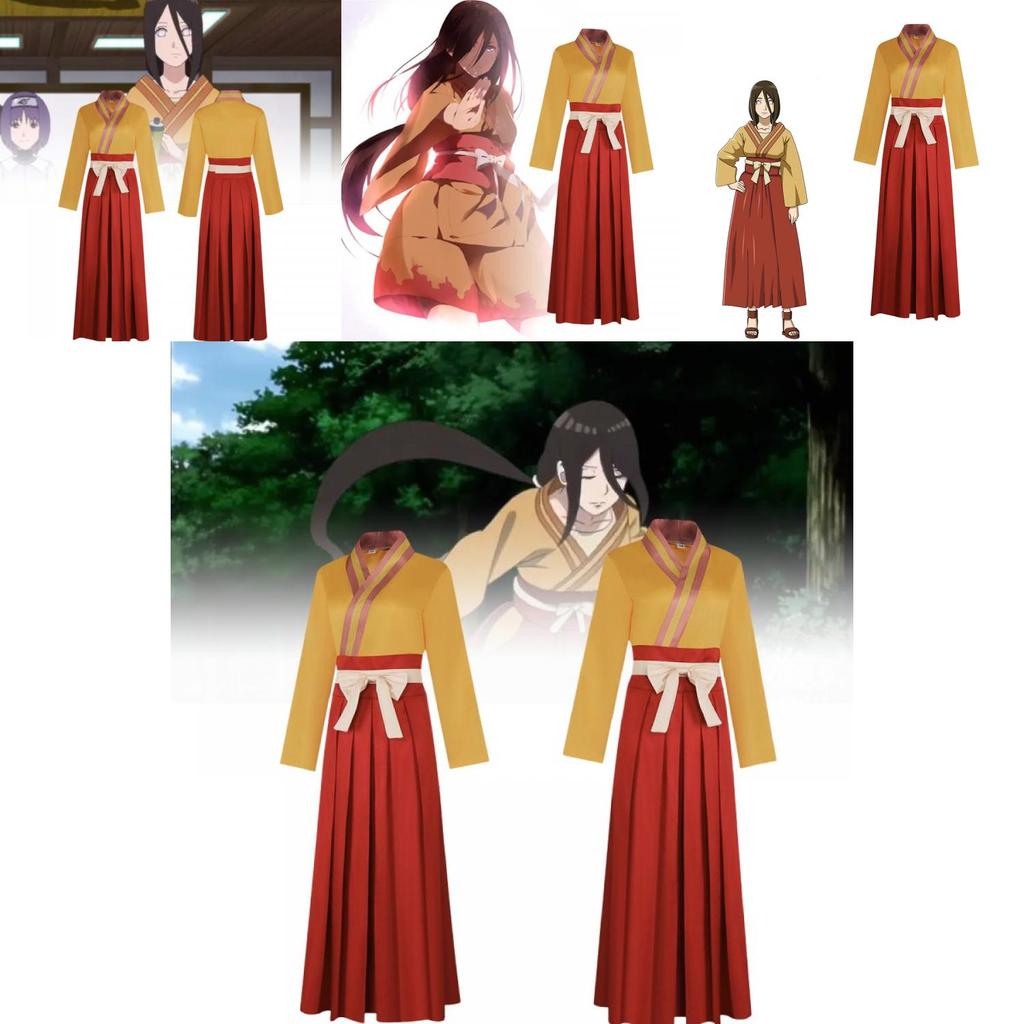Потрясающий костюм кимоно для косплея Хинаты Ханаби для японских аниме-персонажей 2024 Лето