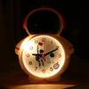 Astronaut Alarm Clock Creative Student Using Multi-functional Silent Bedside Luminous Lazy Cartoon Talking Children's Alarm Clock