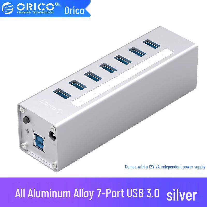 ORICO A3H Высокоскоростной USB 3.0 Четырехпортовый Expansion Hub с блоком питания