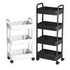 Compact Multi-Layer Movable Storage Rack for Kitchen, Bedroom, Bathroom, and Toilet