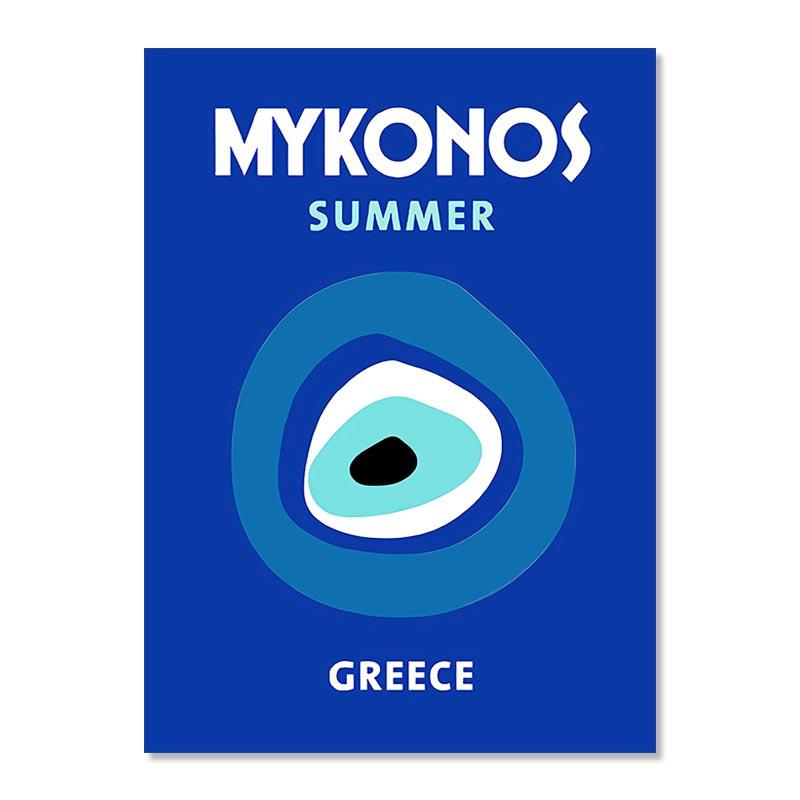 Ибица Миконос Тулум Афины Тоскана Мадрид Настенные картины на холсте Постеры и принты Скандинавская живопись Настенные картины для декора гостиной