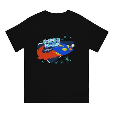 Мужская футболка Bombchu Bowling League Удивительные хлопковые футболки с коротким рукавом Футболка The Legend Of Zelda Топы с круглым вырезом с графическим принтом