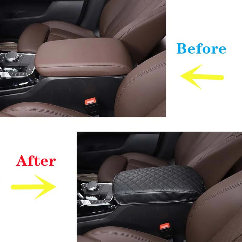 Автомобильный подлокотник для центральной консоли, защитный чехол, подходит для BMW X3 X4 G01 G02 2018-2022, автоаксессуары, подлокотник