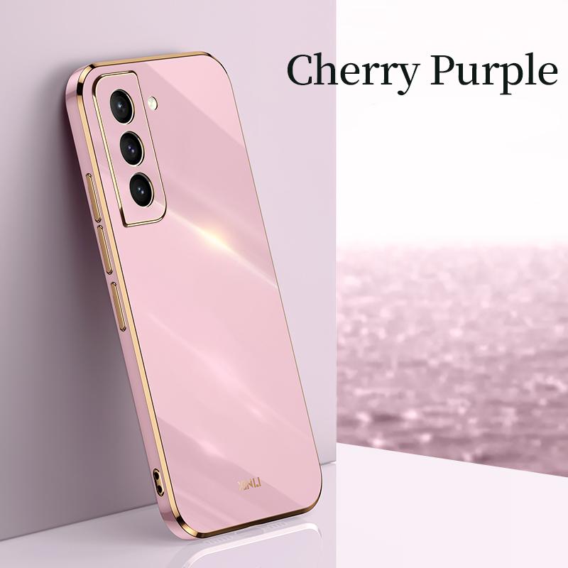 Мягкий чехол из ТПУ с квадратным золотым покрытием для Samsung Galaxy A22 A32 A72 A82 M32 Redmi Note 10 Pro Huawei P50 P40 P30 iPhone 13 12 11 Защитная крышка объектива