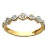 Gold Plated Ring 'Goddess' White Gold - 4 Mm